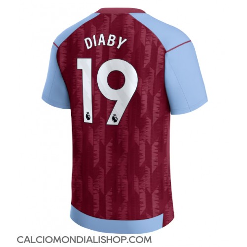 Maglie da calcio Aston Villa Moussa Diaby #19 Prima Maglia 2023-24 Manica Corta